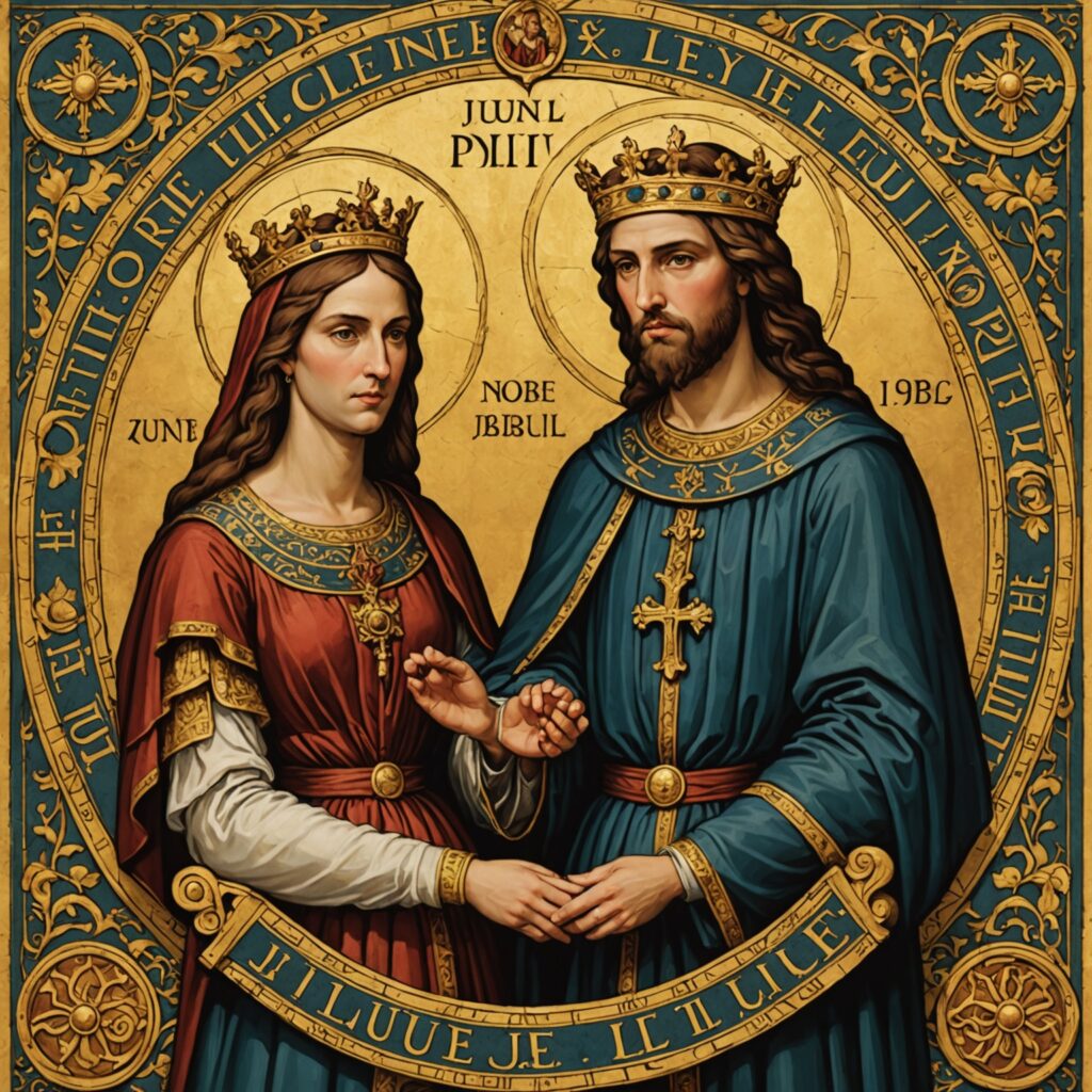 Imagem representando os Provérbios do rei Lemuel e a esposa de caráter nobre