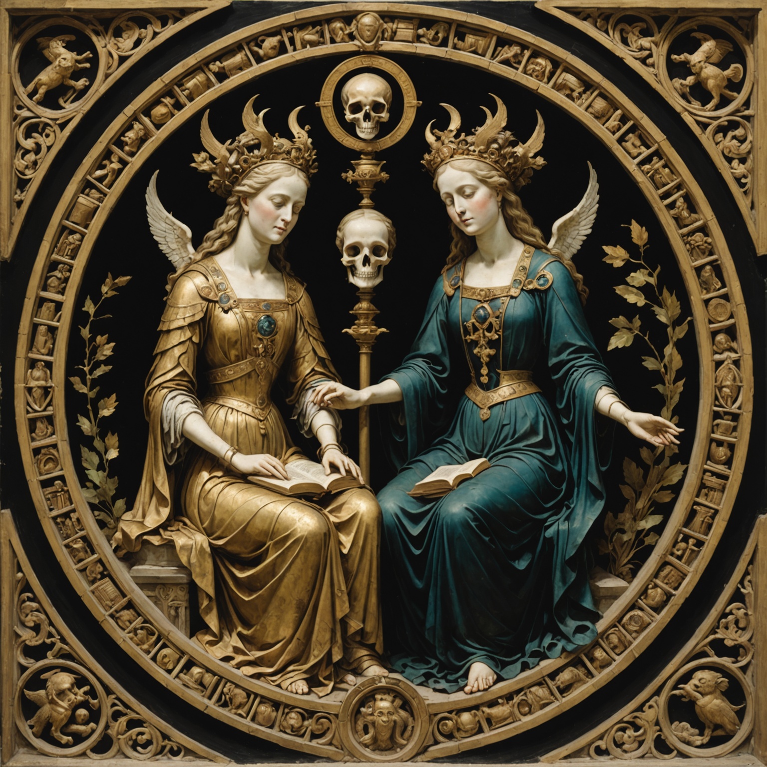 Imagem representando a sabedoria e a insensatez