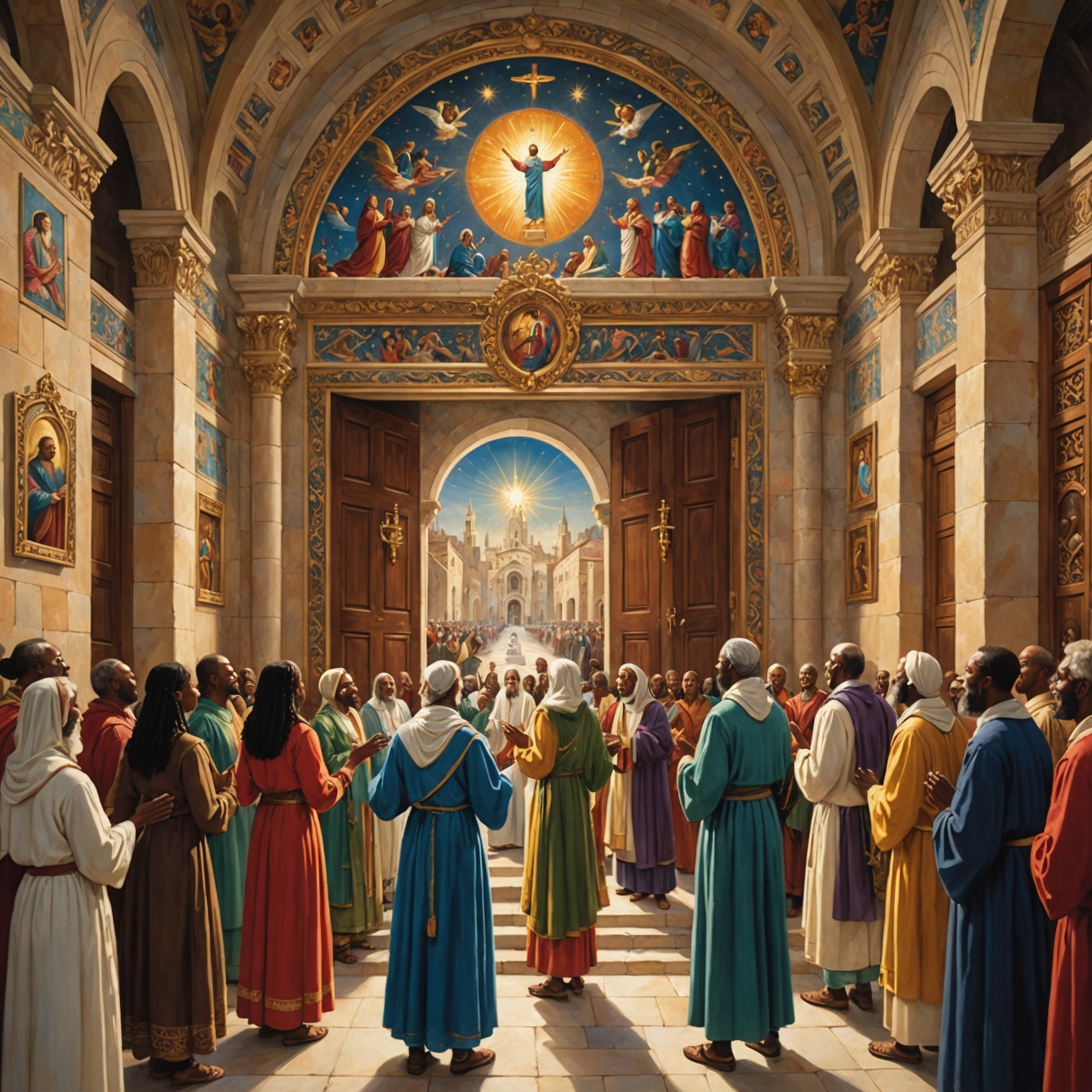 Adoração ao Senhor - Imagem representativa do Salmo 100