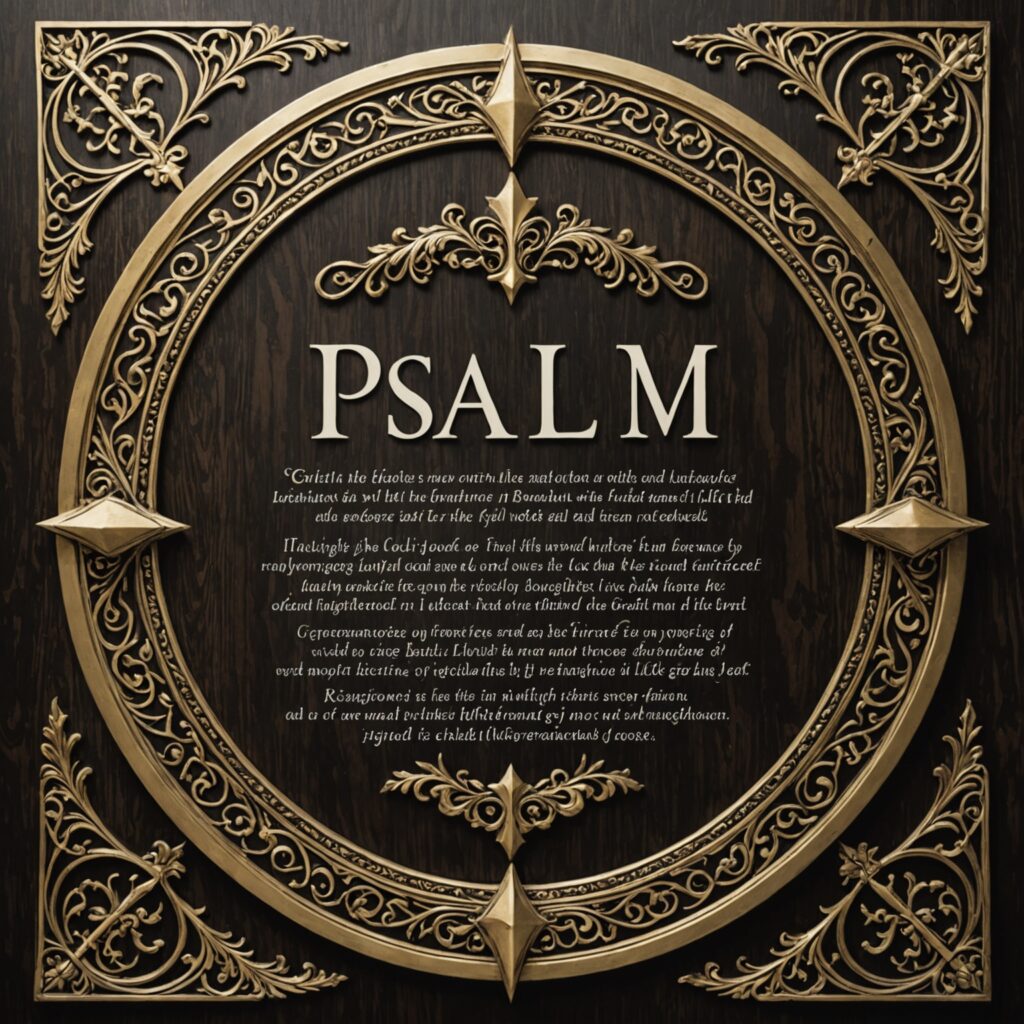 Imagem representativa do Salmo 101 - Lealdade, integridade e justiça