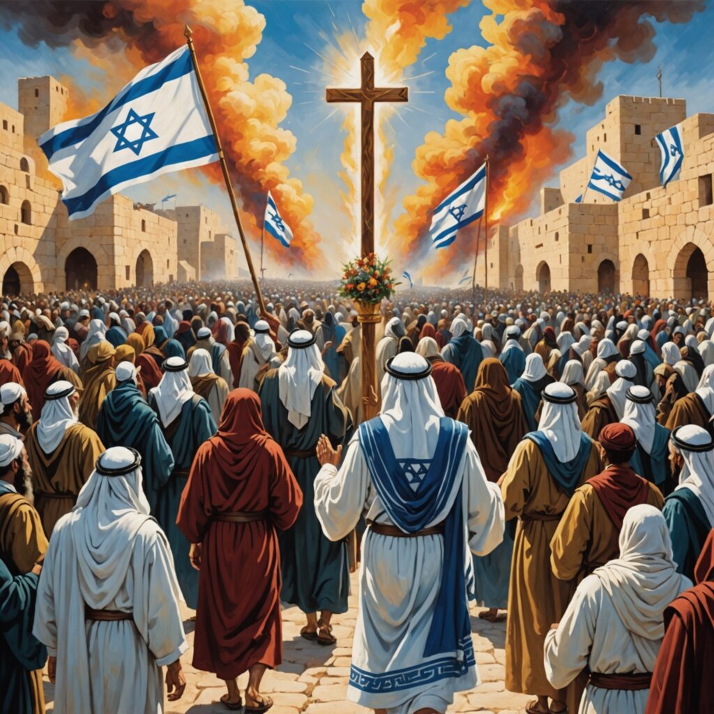 Imagem representativa da jornada do povo de Israel, com destaque para a fidelidade divina e a importância do arrependimento.