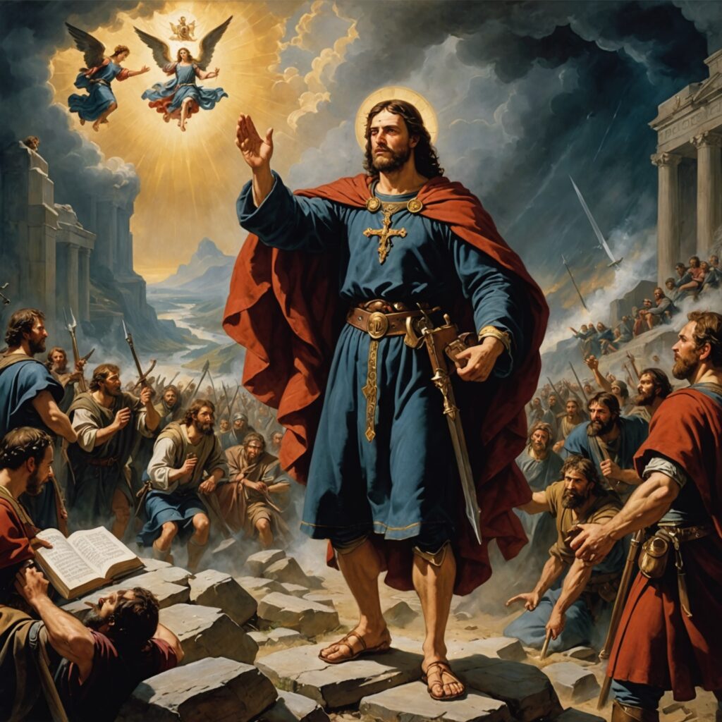 Imagem representativa do Salmo 109: Oração contra os inimigos