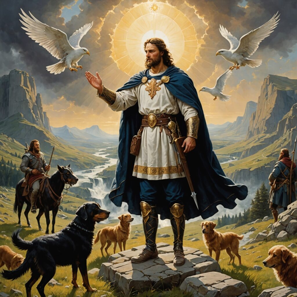 Imagem de uma sombra protetora simbolizando a proteção divina