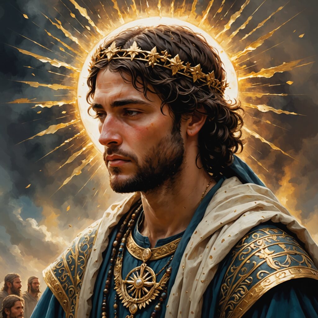 Óleo precioso descendo sobre a cabeça de Arão