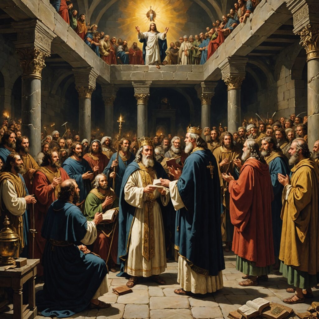 Reis e governantes conspiram contra o Senhor - Imagem