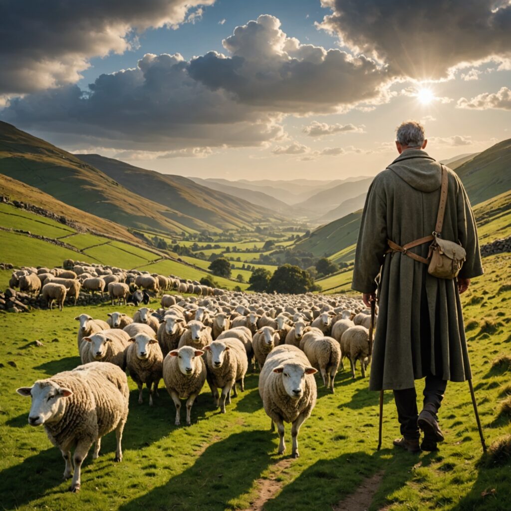 Imagem representativa do Salmo 23 - O Senhor é Meu Pastor