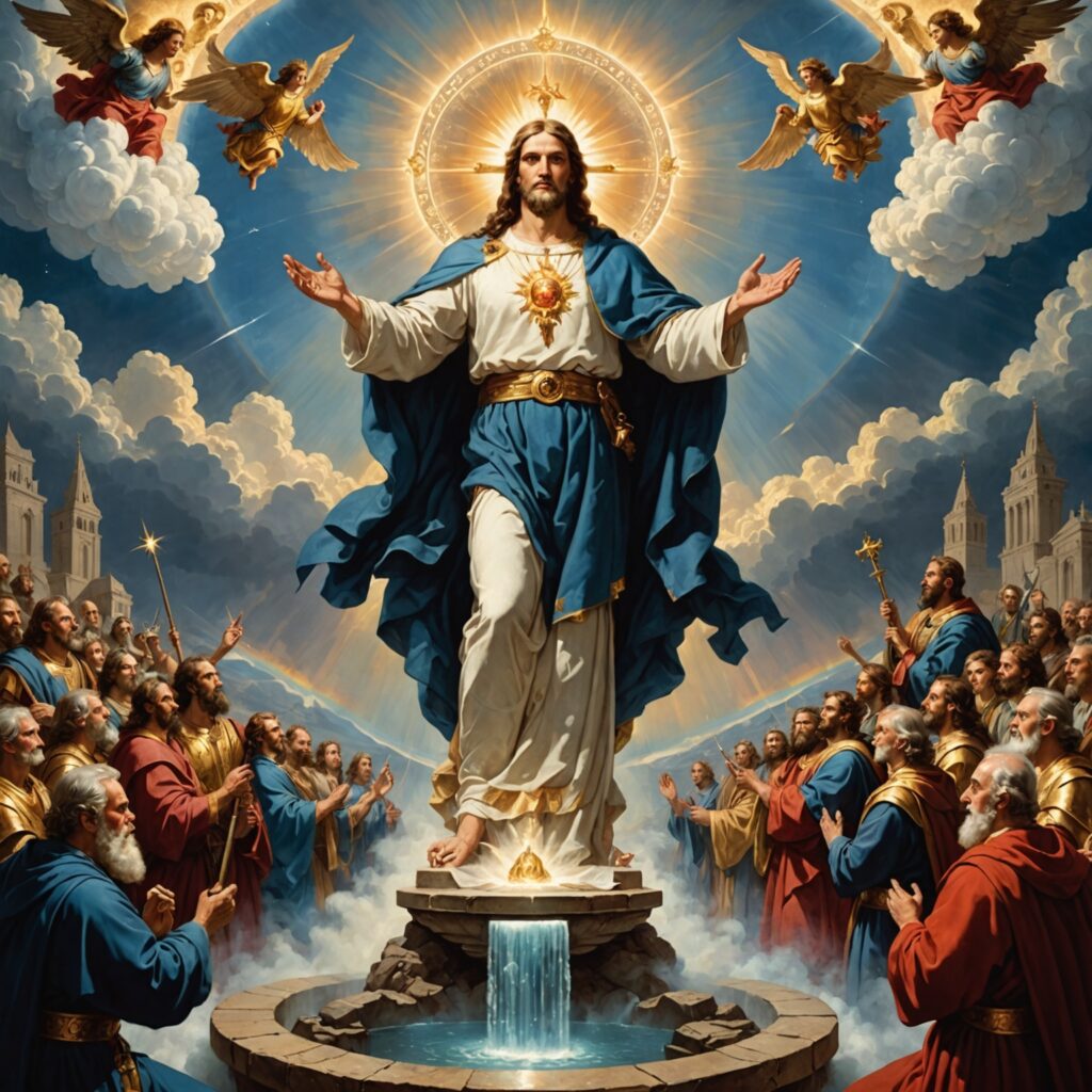 Ilustração do julgamento divino e soberania de Deus sobre a terra