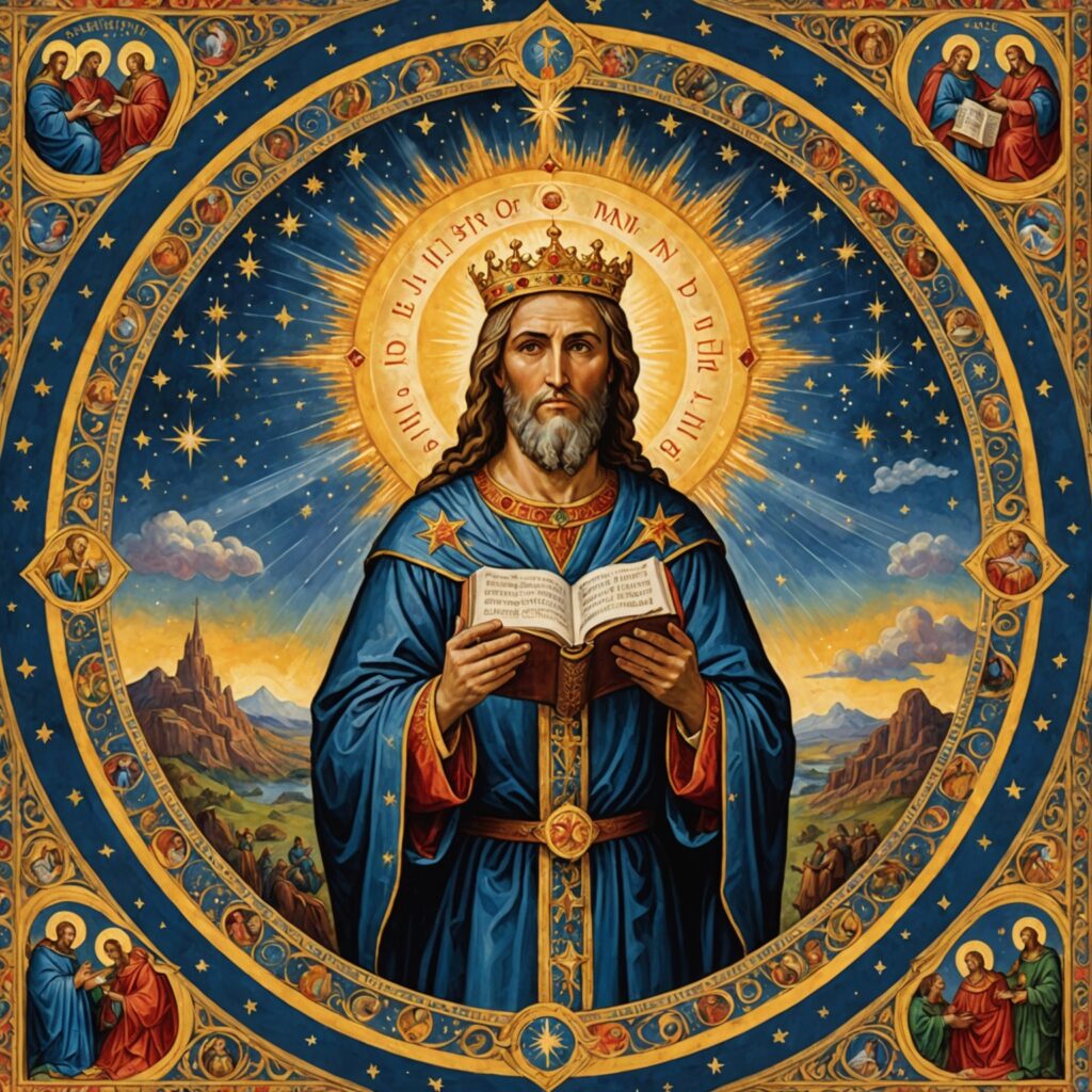 Imagem representativa da grandiosidade divina e do cuidado especial para com a humanidade