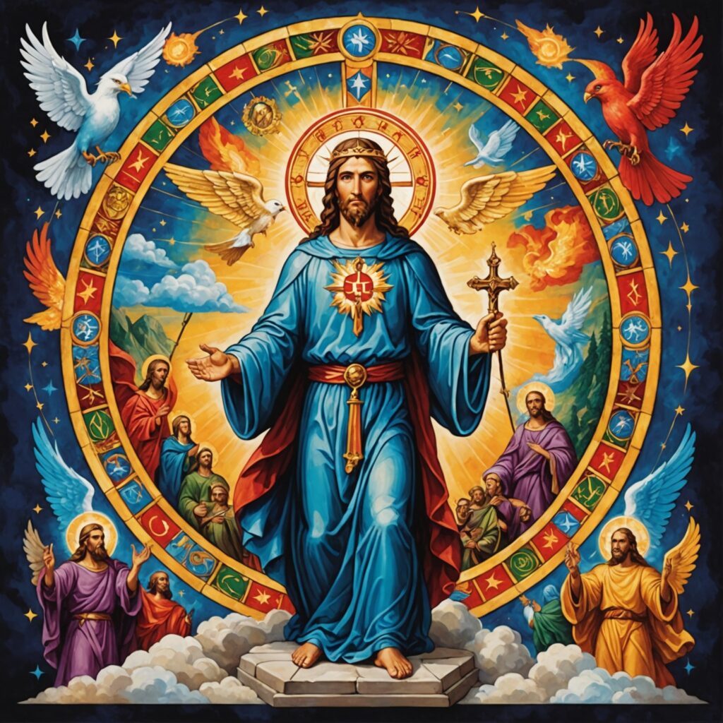 Ilustração representativa do louvor ao Senhor e sua justiça