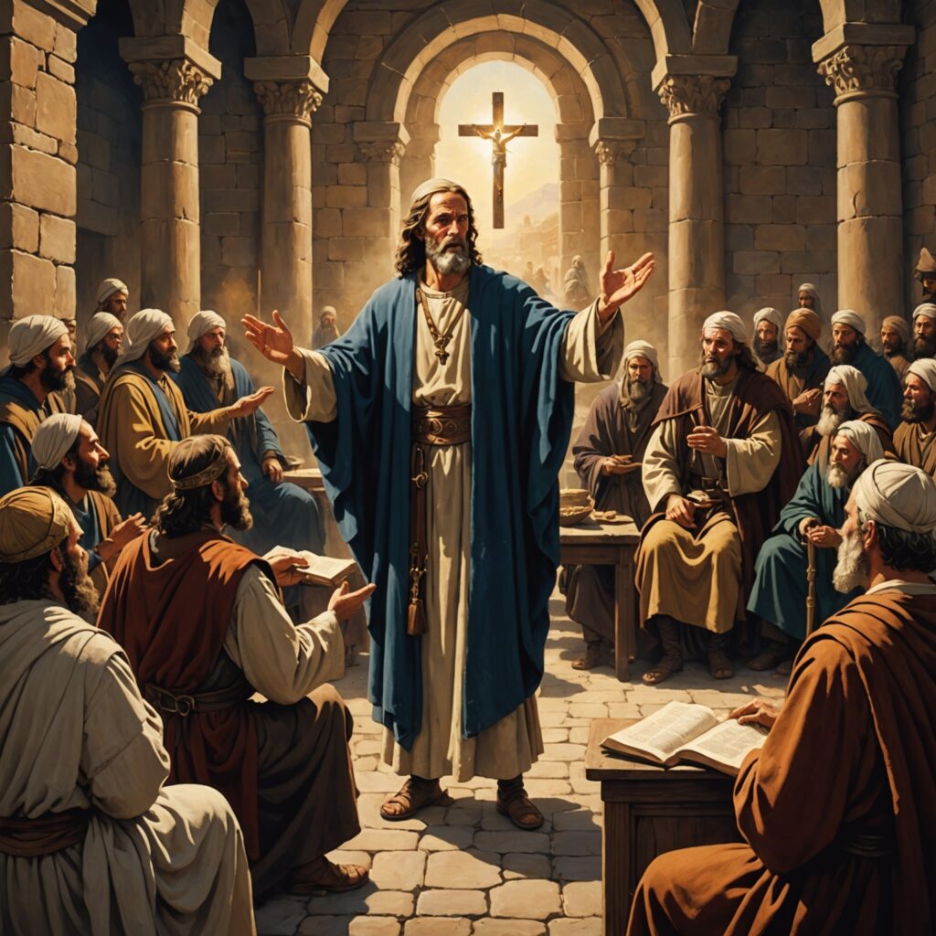 Zacarias recebendo a palavra do Senhor - Justiça e Misericórdia