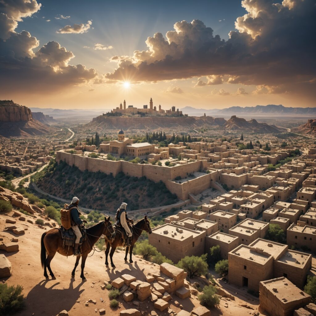 Imagem representativa do capítulo da Bíblia sobre o juízo e promessas do Senhor em relação aos inimigos de Israel